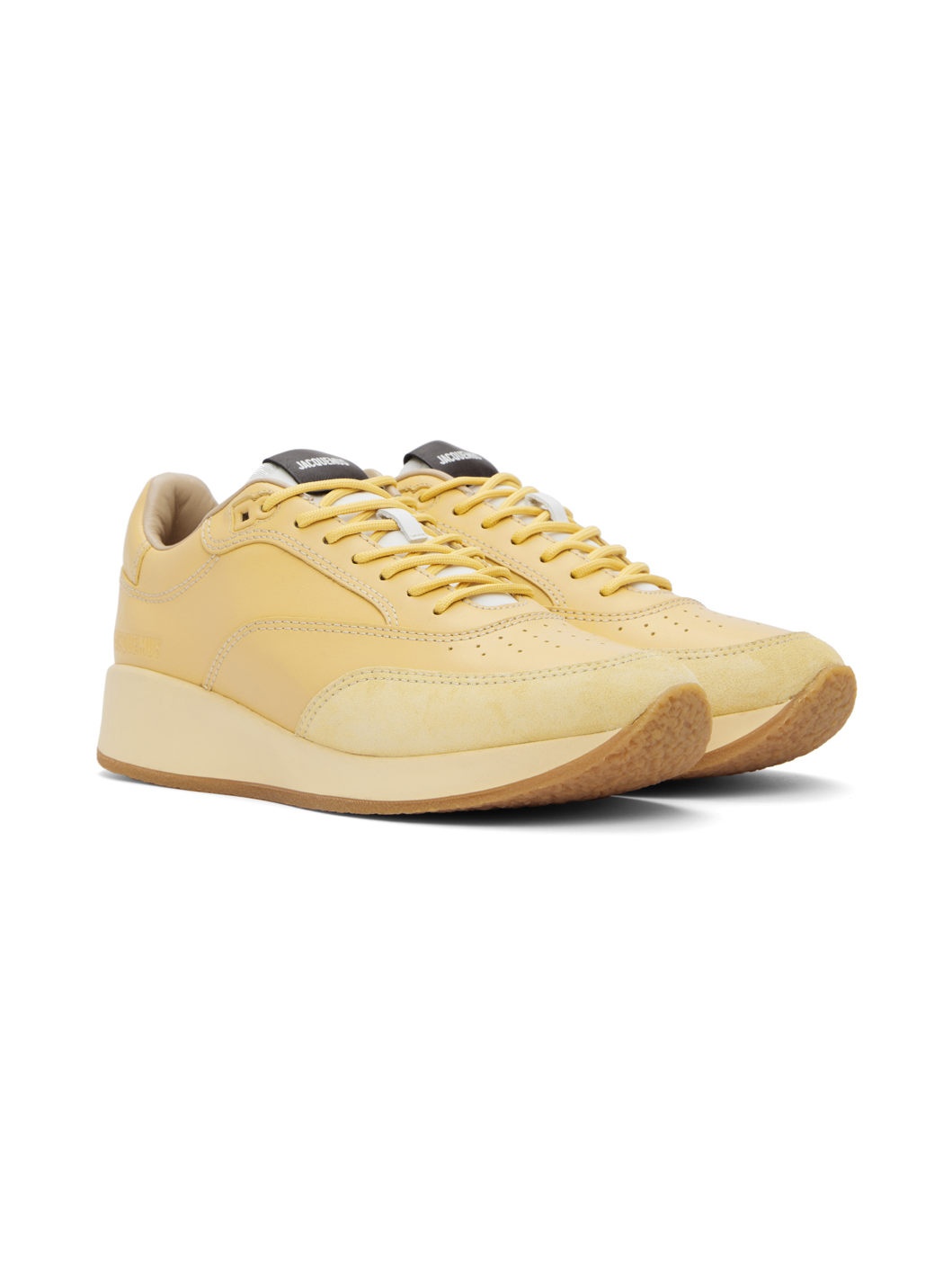 Yellow Les Sculptures 'La Daddy' Sneakers - 4