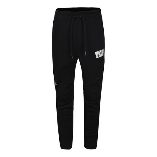 Nike As M Nsw Punk Pant Drawstring Knit Running Sports Long Pants Black CU4270-010 - 1