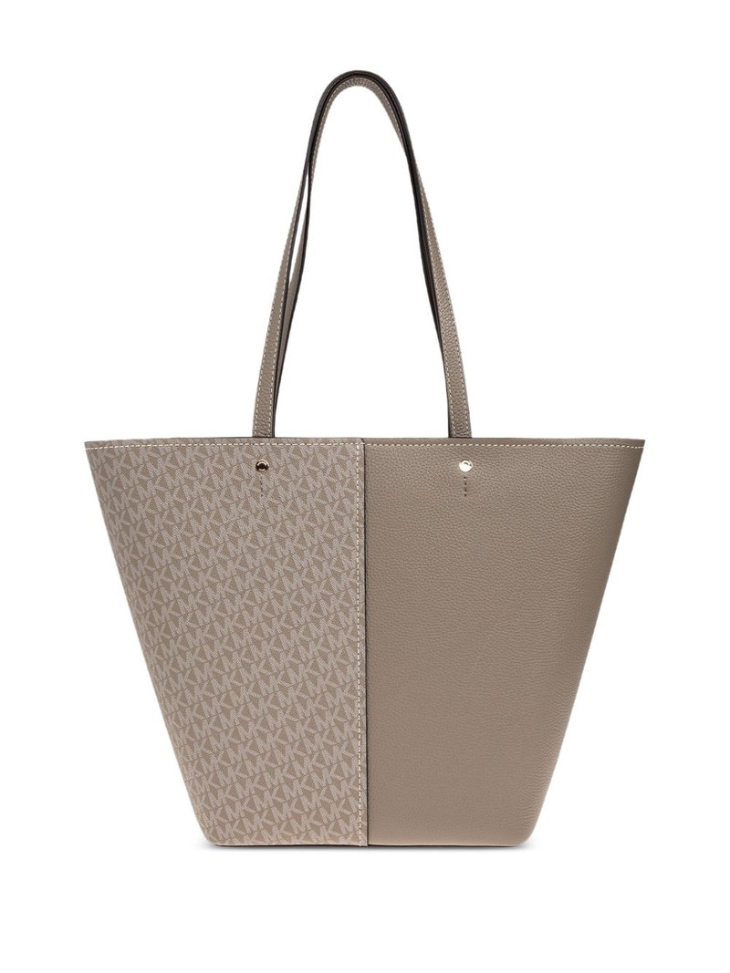 logo-print canvas tote bag 3