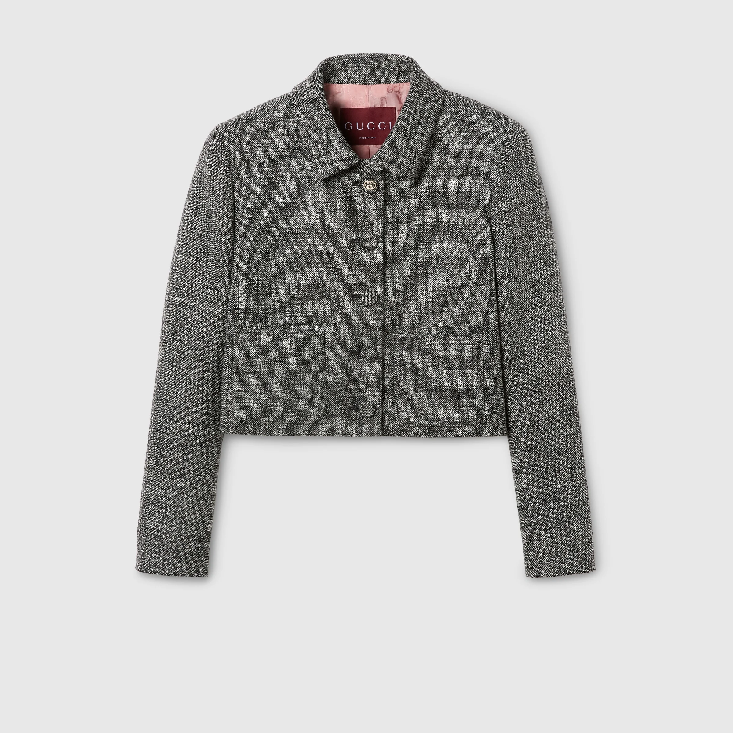 Wool grisaille jacket - 1