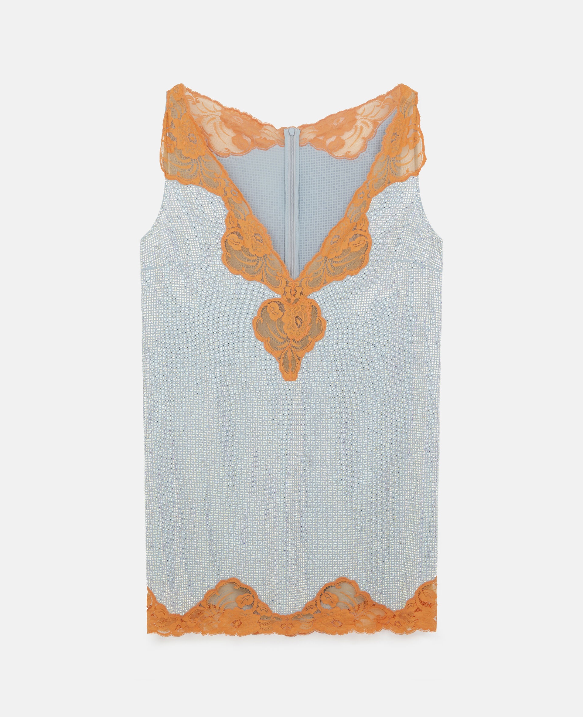 Embroidered Silk Dress - 1