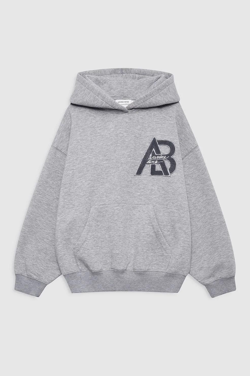 Jaci Hoodie Letterman - Medium Heather Grey - 1