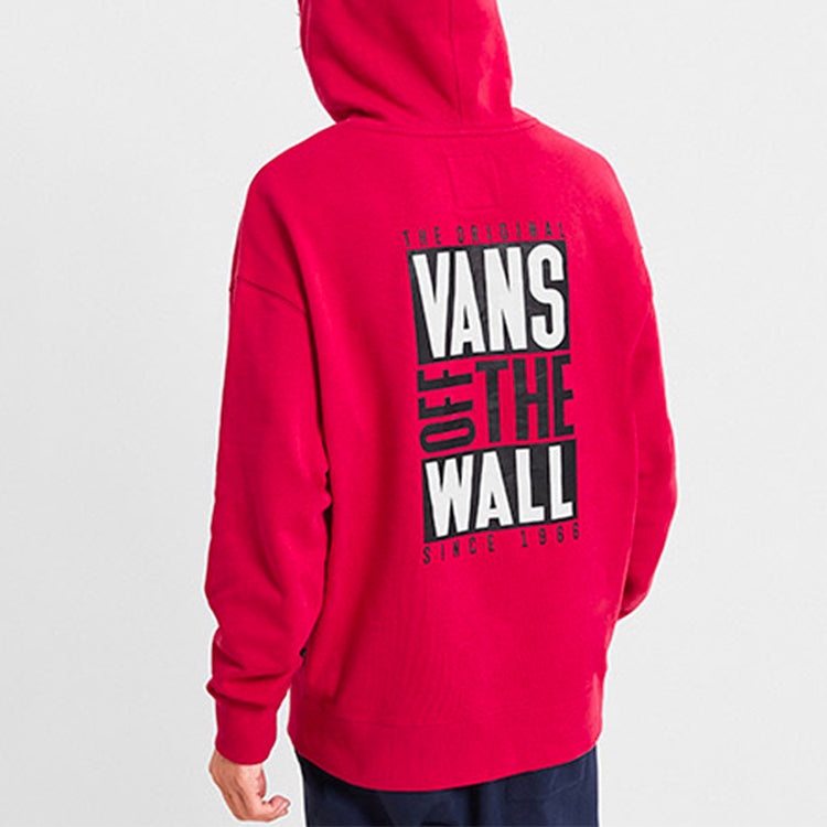 Vans Logo Alphabet Printing Couple Style Red VN0A4ML3IZQ - 3