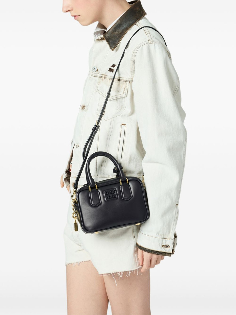 Miu Miu Arcadie leather tote bag outlook