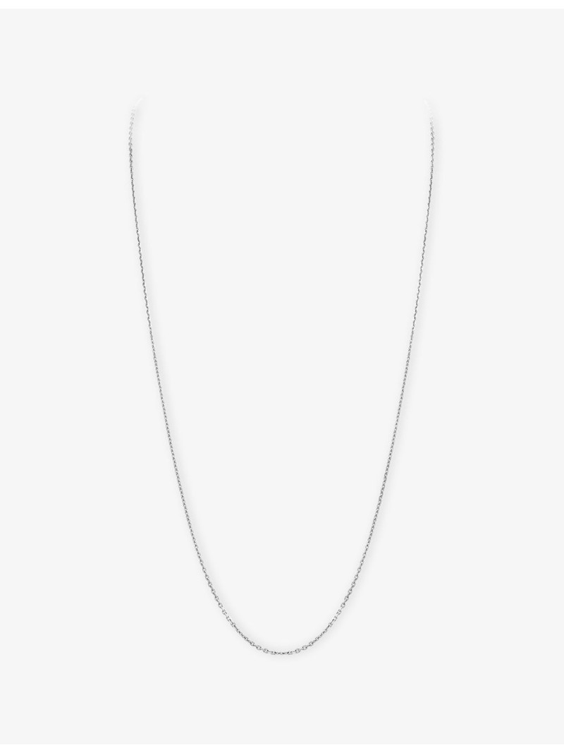 Van Cleef & Arpels Angle Filed Trace Chain 18ct White Gold Necklace outlook