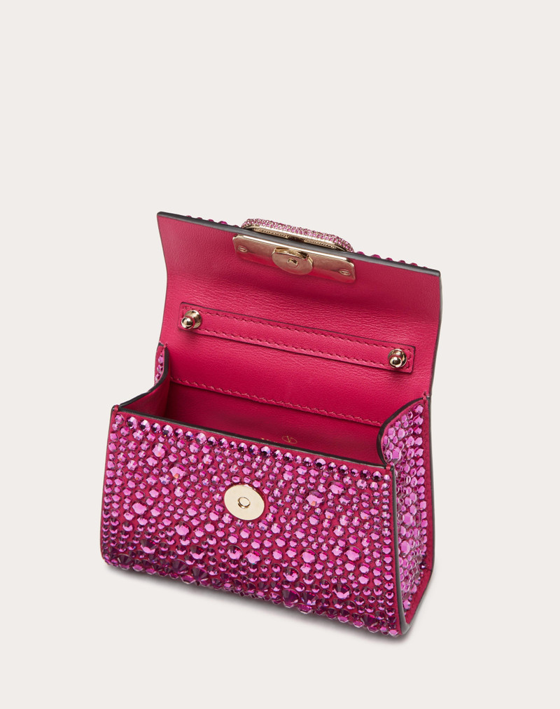 Valentino VSLING MICRO HANDBAG WITH SPARKLING EMBROIDERY outlook