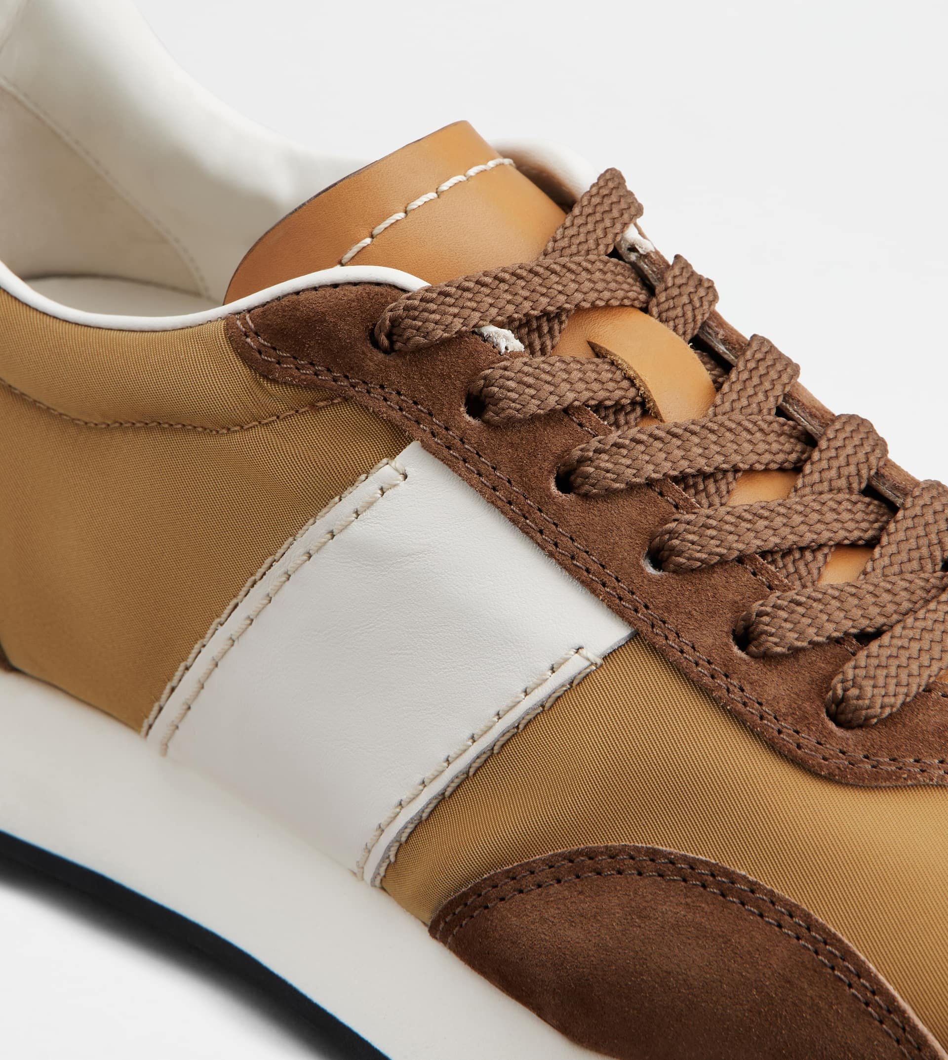 T VINTAGE SNEAKERS TOD'S•X CAPSULE COLLECTION - BROWN, BEIGE, WHITE - 6