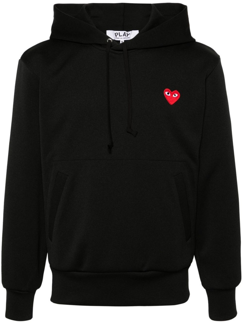 Logo cotton hoodie - 1