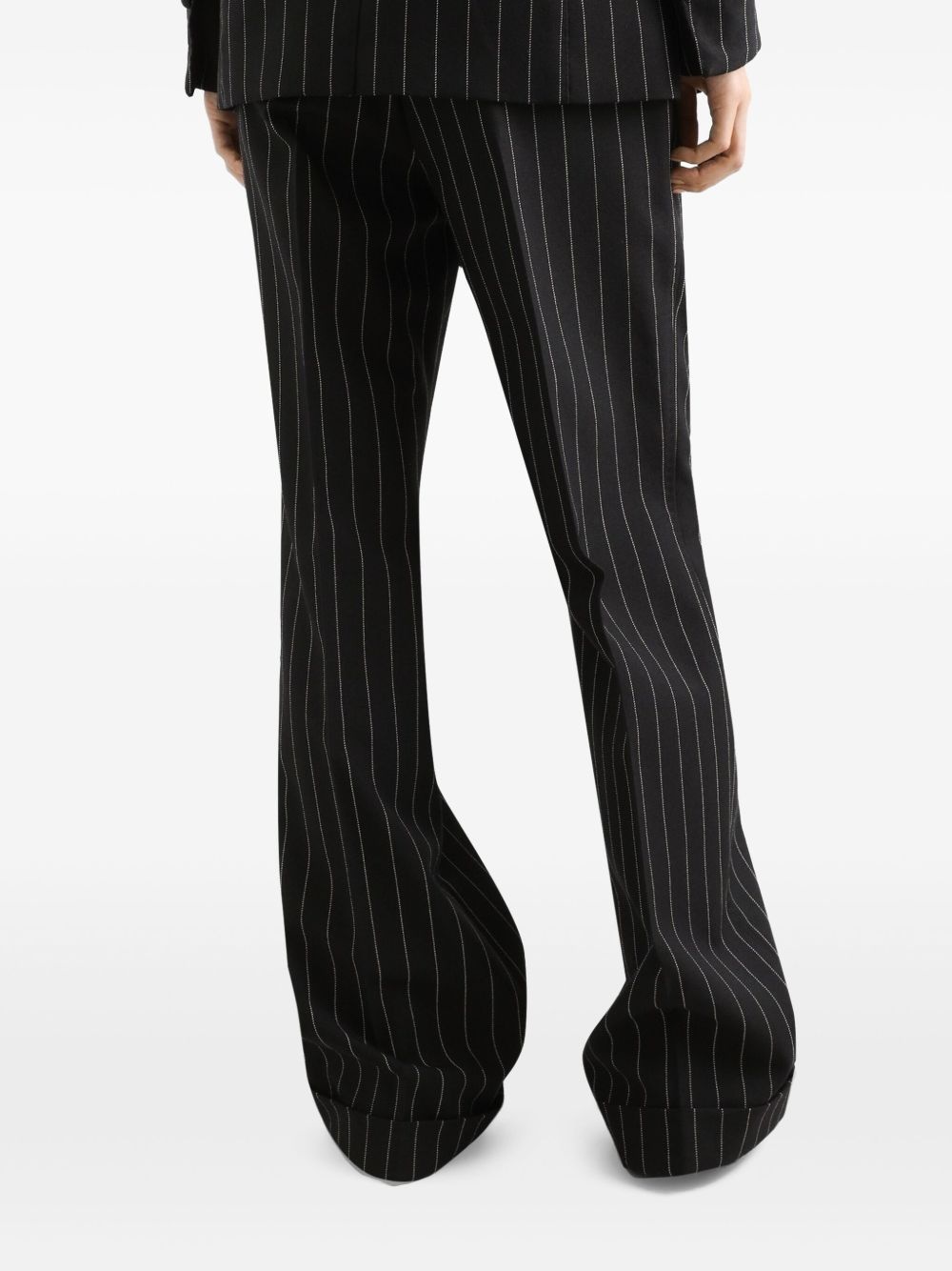 pinstriped tailored trousers - 5