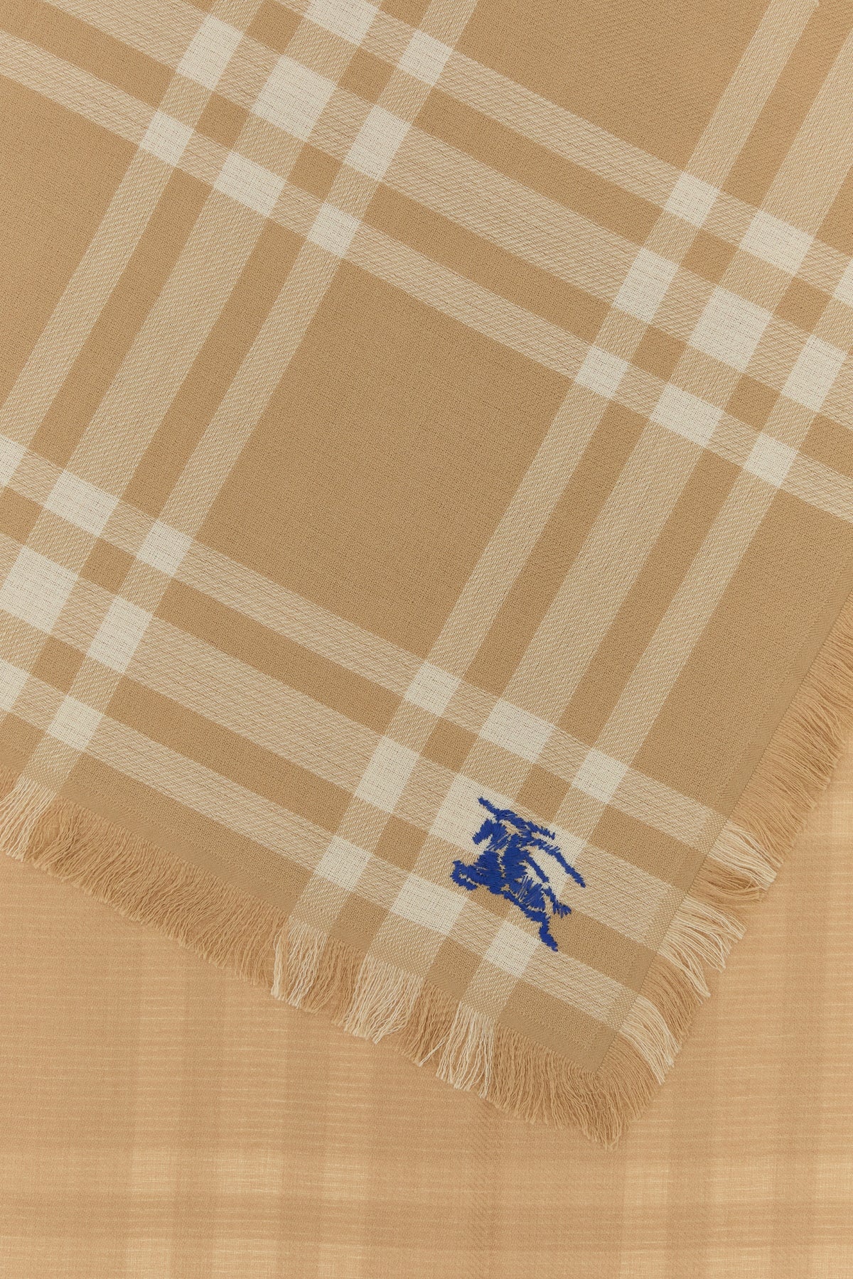 Embroidered wool blend scarf - 2