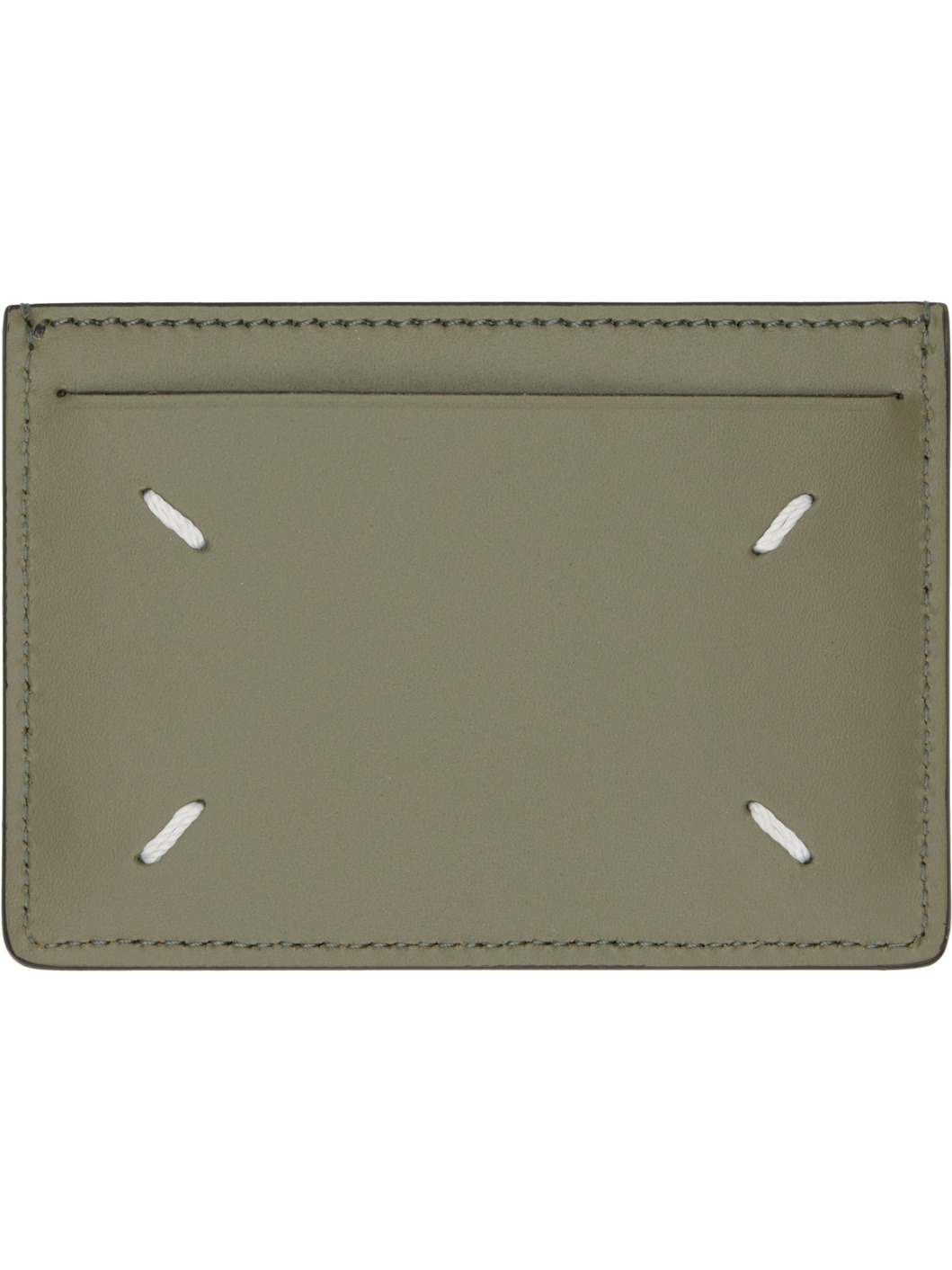 Khaki Slim 3 CC Card Holder - 2