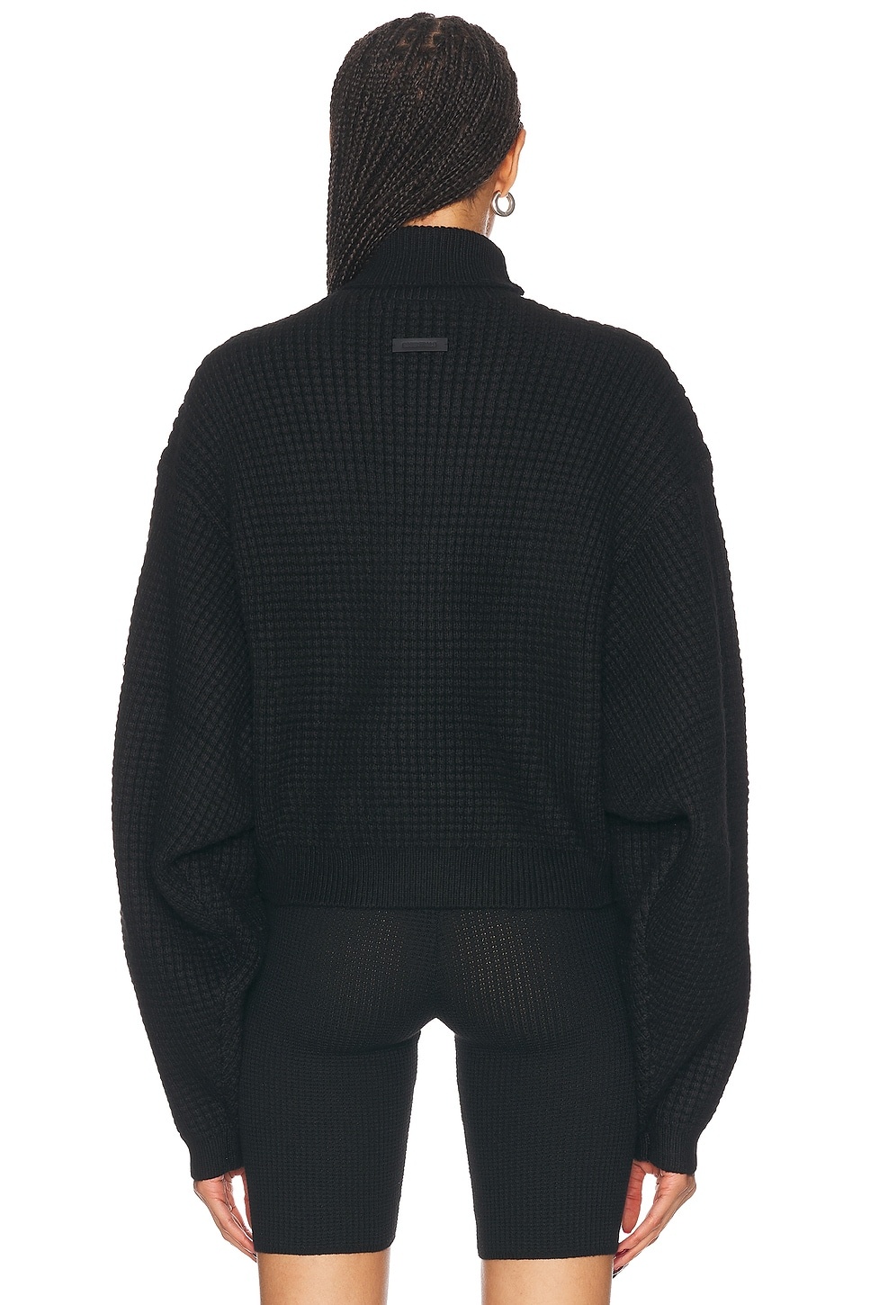 Cropped Turtleneck Sweater - 3