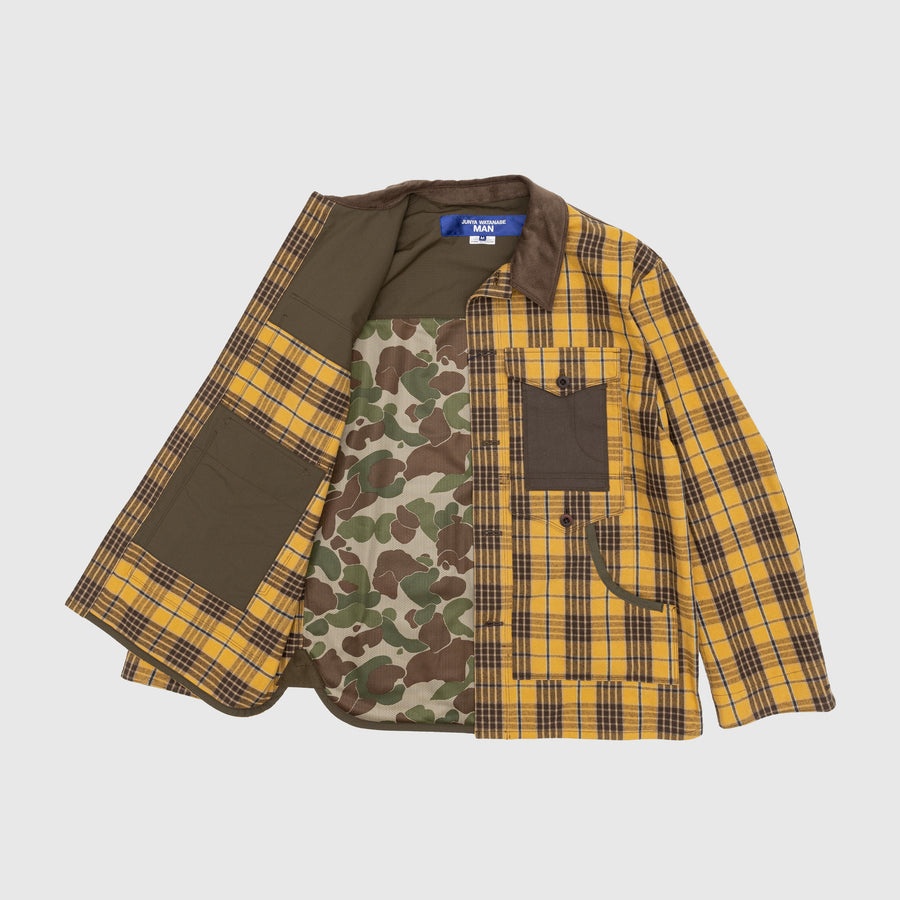 COTTON FLANNEL CHECK BLOUSON - 7