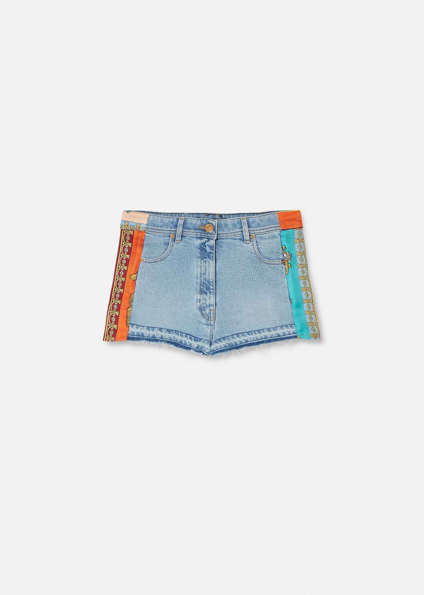 Royal Rebellion Denim Shorts - 1