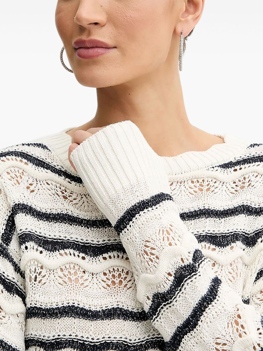 striped sweater - 3
