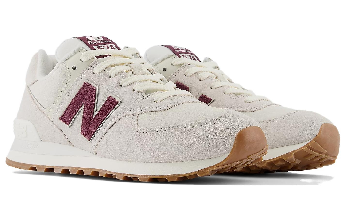 New Balance 574 'Bone White Burgundy' U574NOW - 3