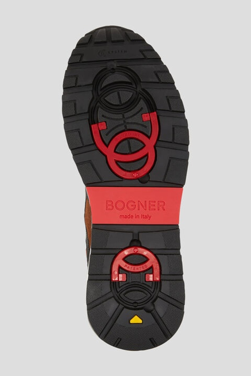 Trondheim low boots with spikes in Brown/Black 5