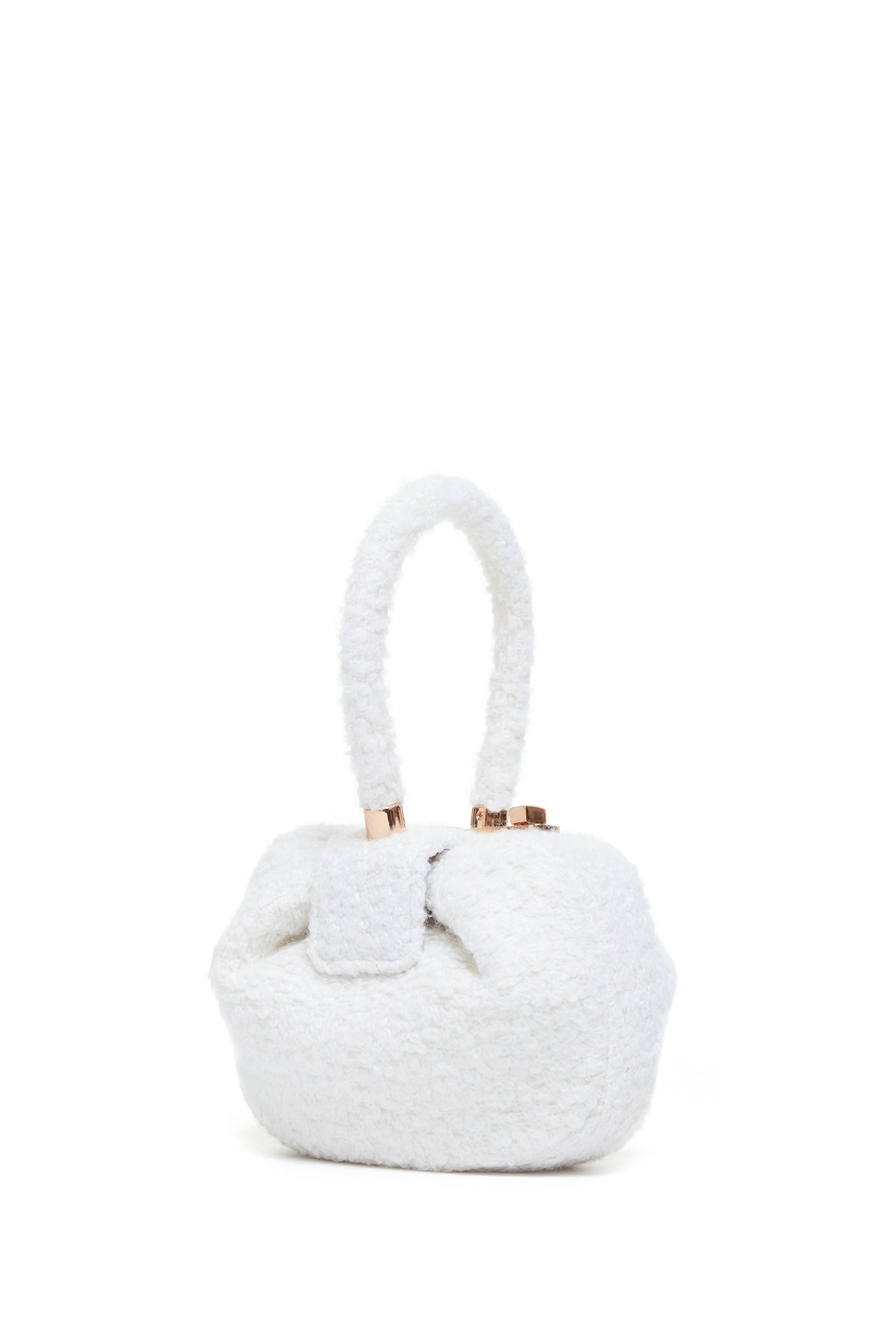 Demi Bag in Ivory Cashmere Boucle - 1