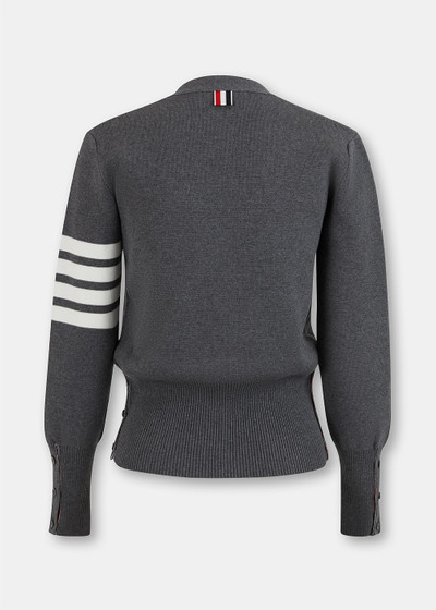 Thom Browne Medium Grey Milano Cardigan outlook