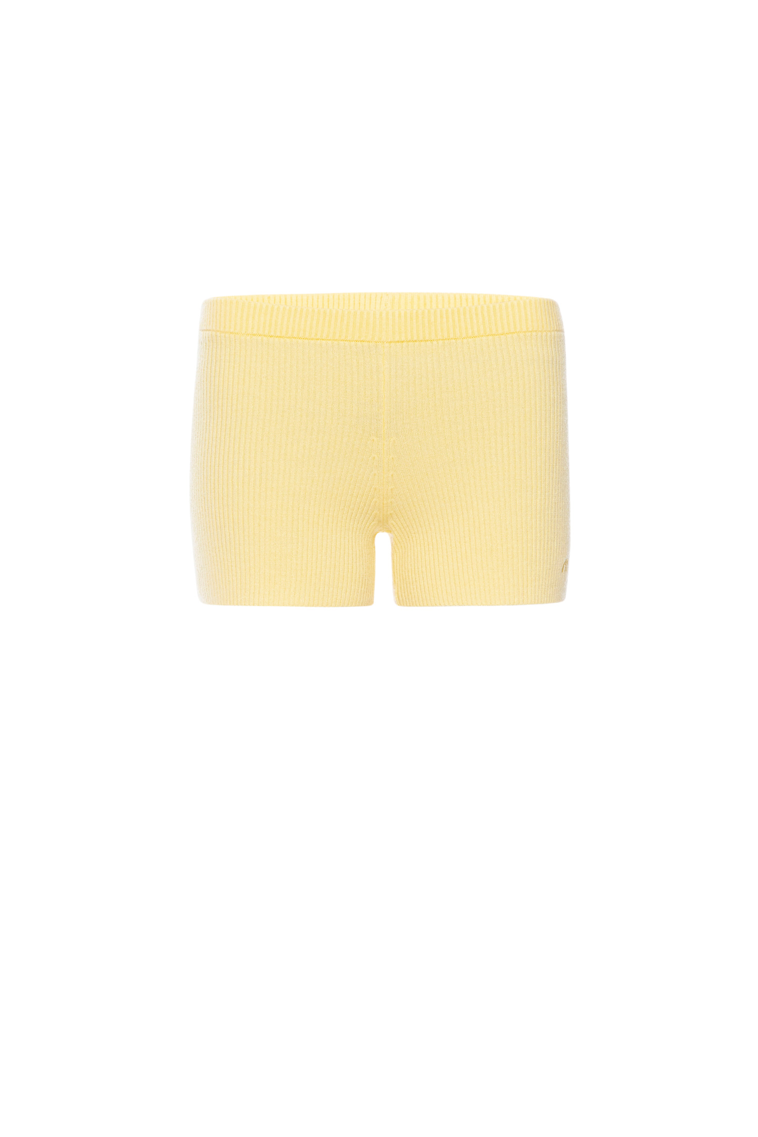 KNIT BOOTY SHORT - BUTTER - 2