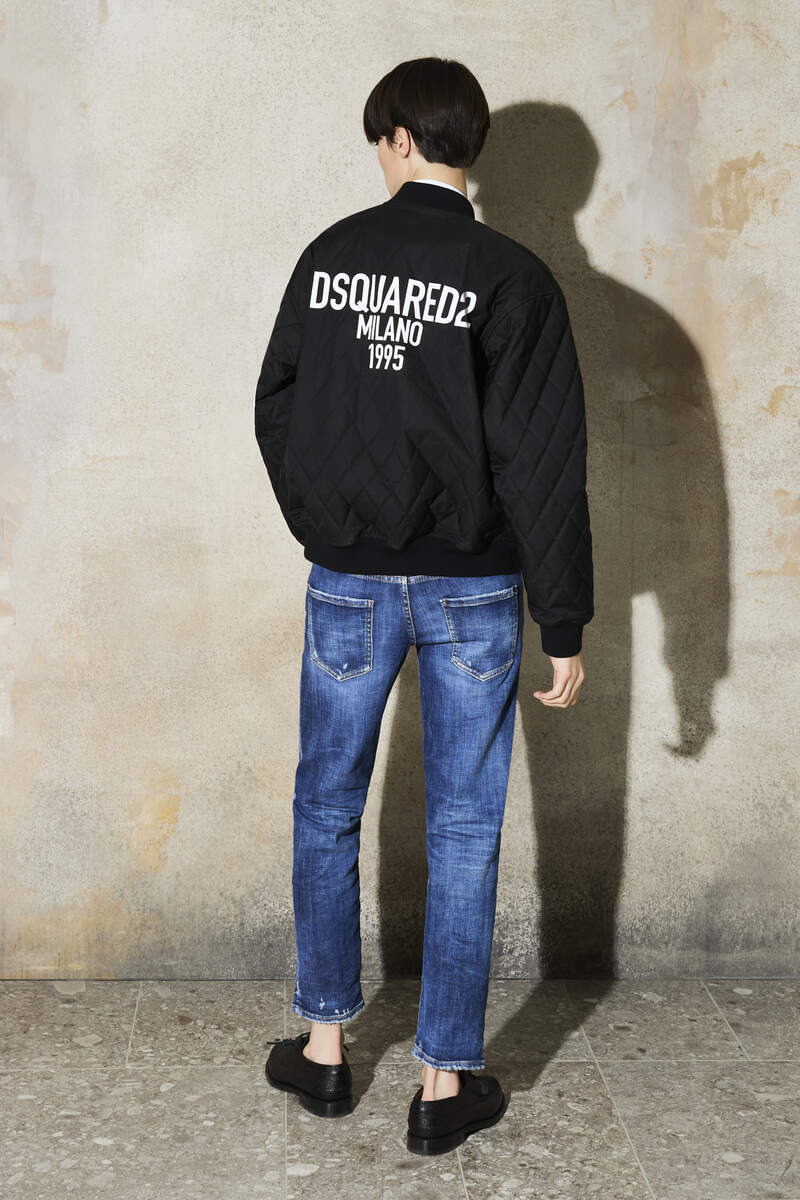 D2 QUILTED BOMBER - 6