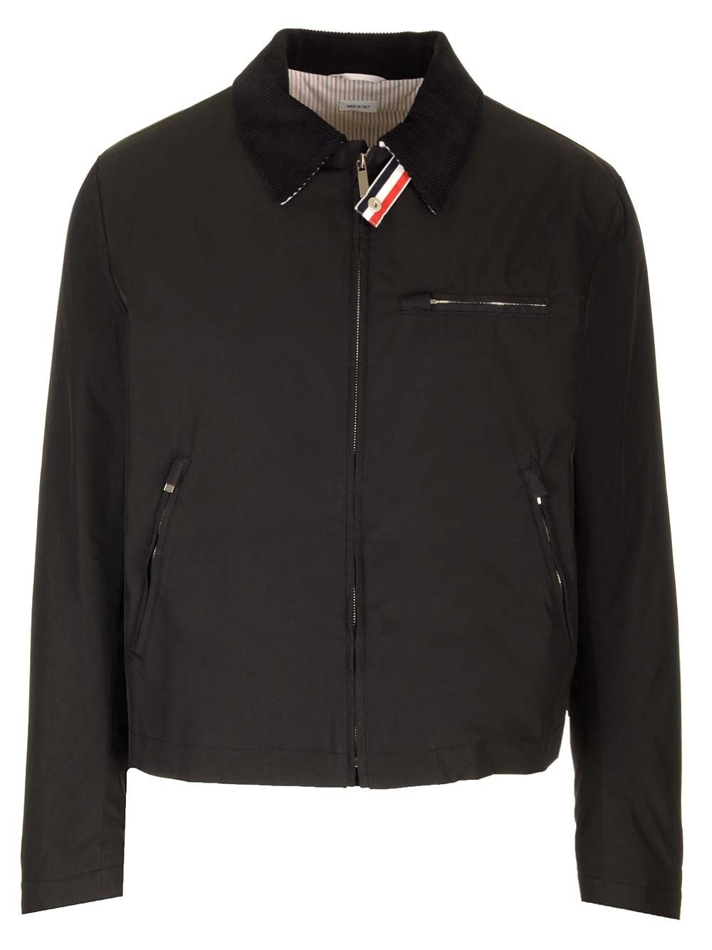 Concealed Zip Golf Jacket Jackets Black - 1