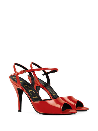 GUCCI peep-toe sandals outlook