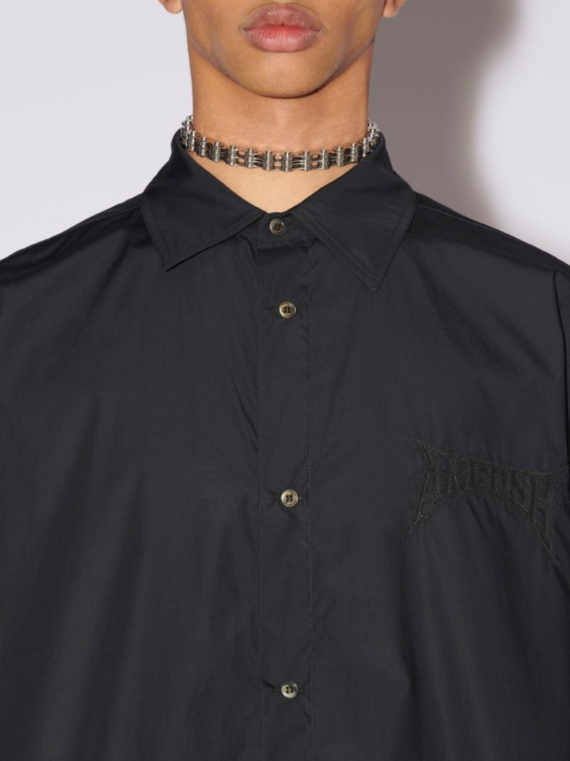 LOGO PATCH COTTON SHIRT 6