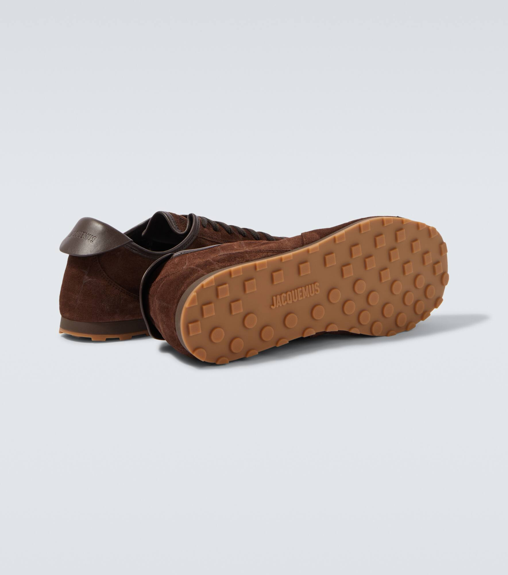 Tennis croc-effect suede sneakers - 7