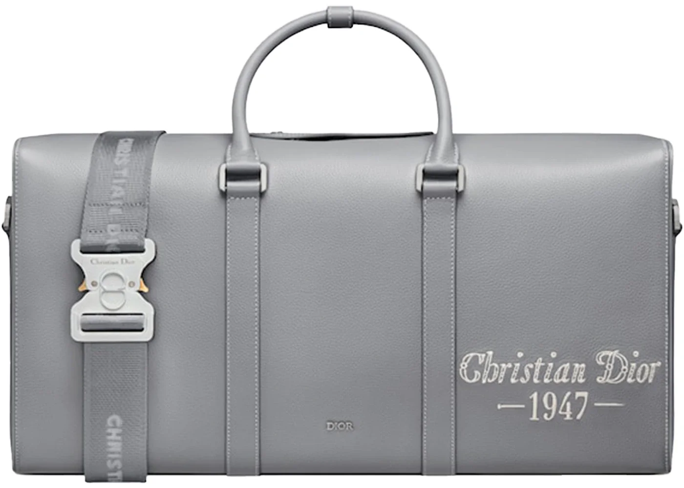 Dior by Birkenstock Christian Dior 1947 Signature Lingot 50 Duffle Bag Dior Gray - 1