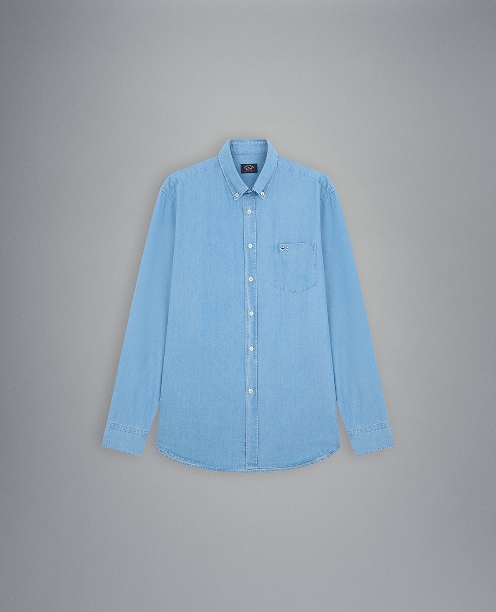 Denim cotton shirt - 1