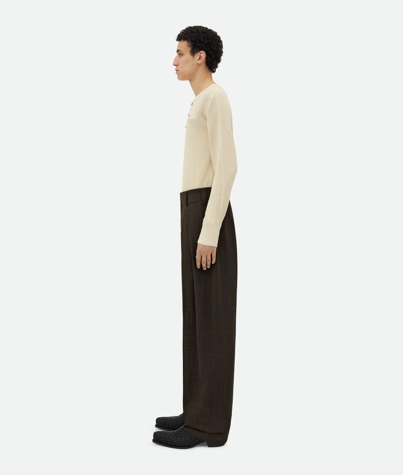 Bottega Veneta Viscose And Silk Criss-Cross Pleated Pants outlook