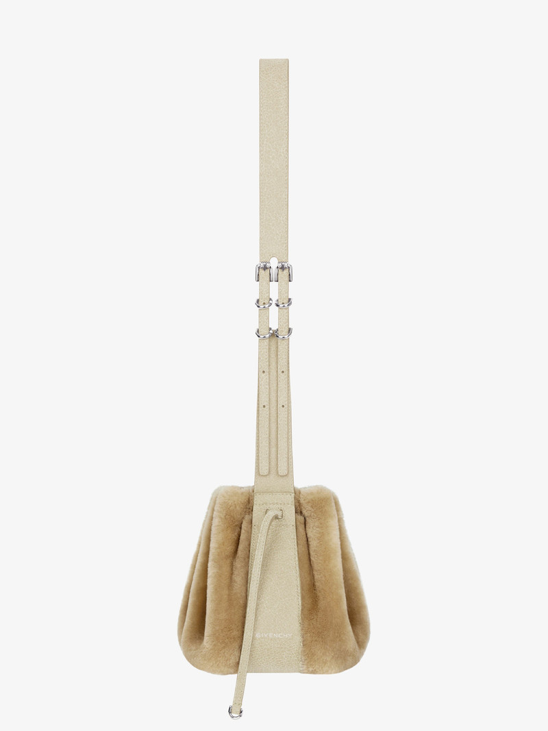 SMALL PUMPKIN BAG IN SHEARLING 1