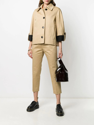 Marni stitched cropped trousers outlook