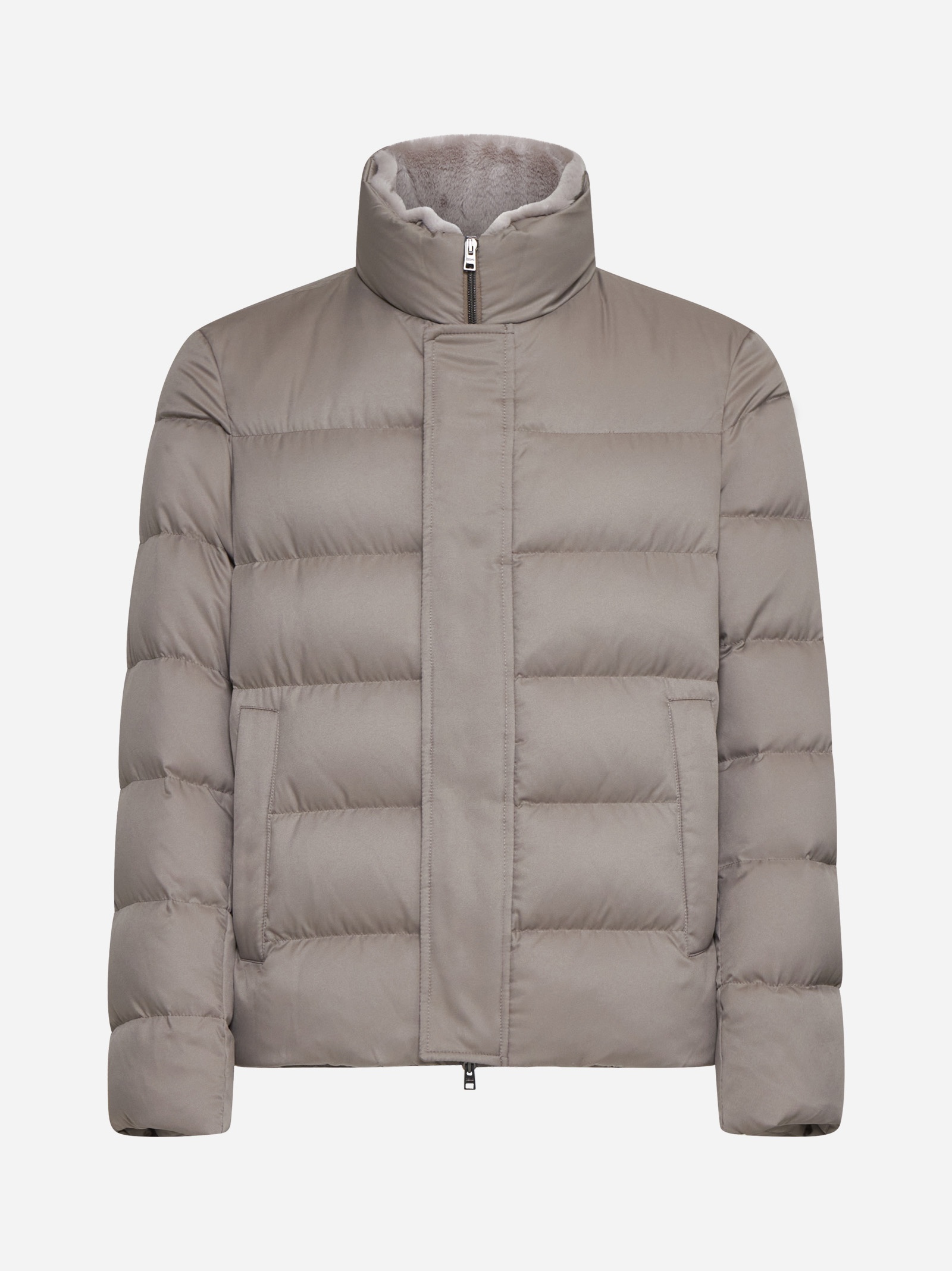 Arendelle quilted nylon down bomber jacket - 1