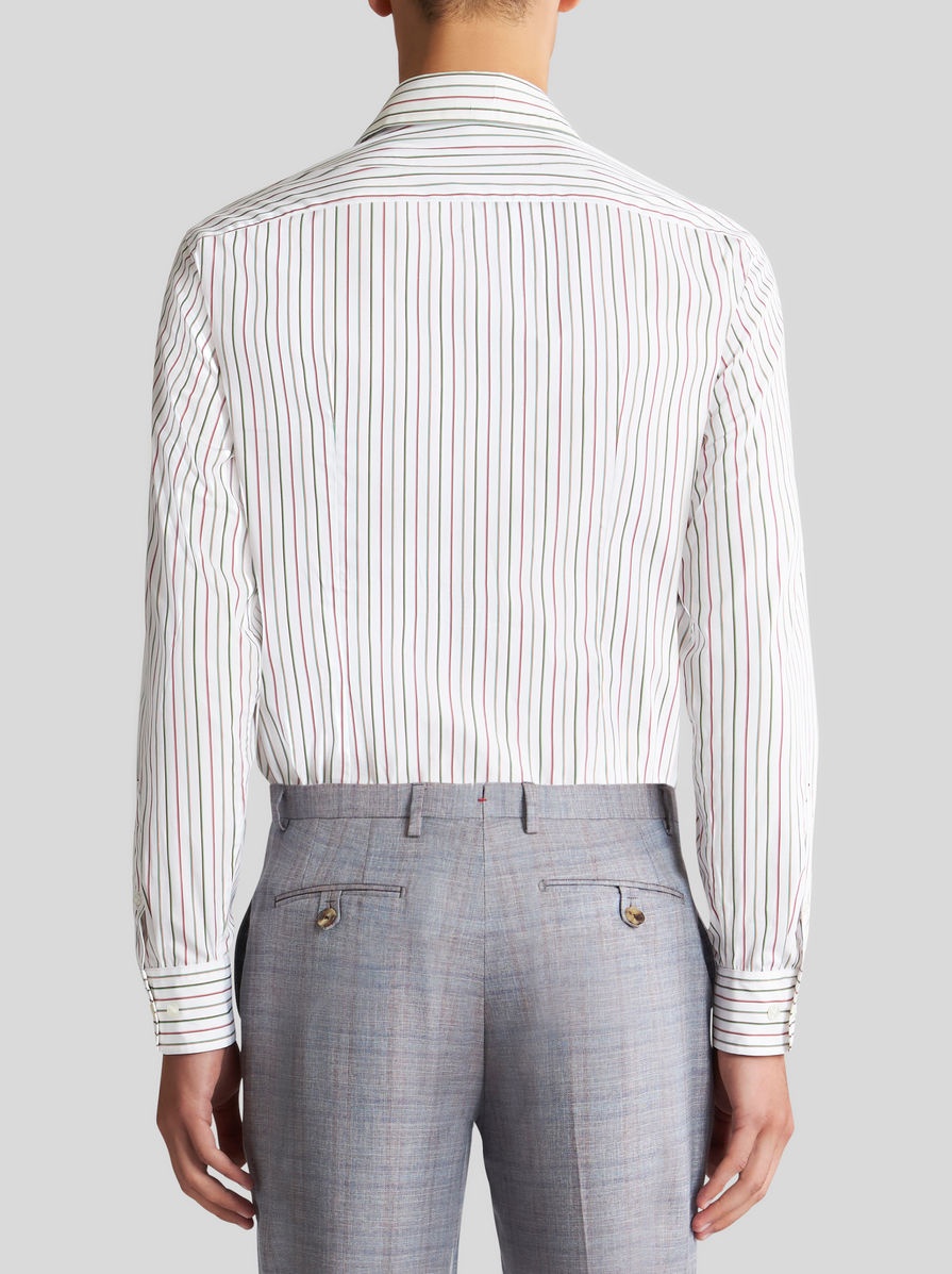 MULTICOLOURED STRIPED SHIRT WITH LOGO - 4