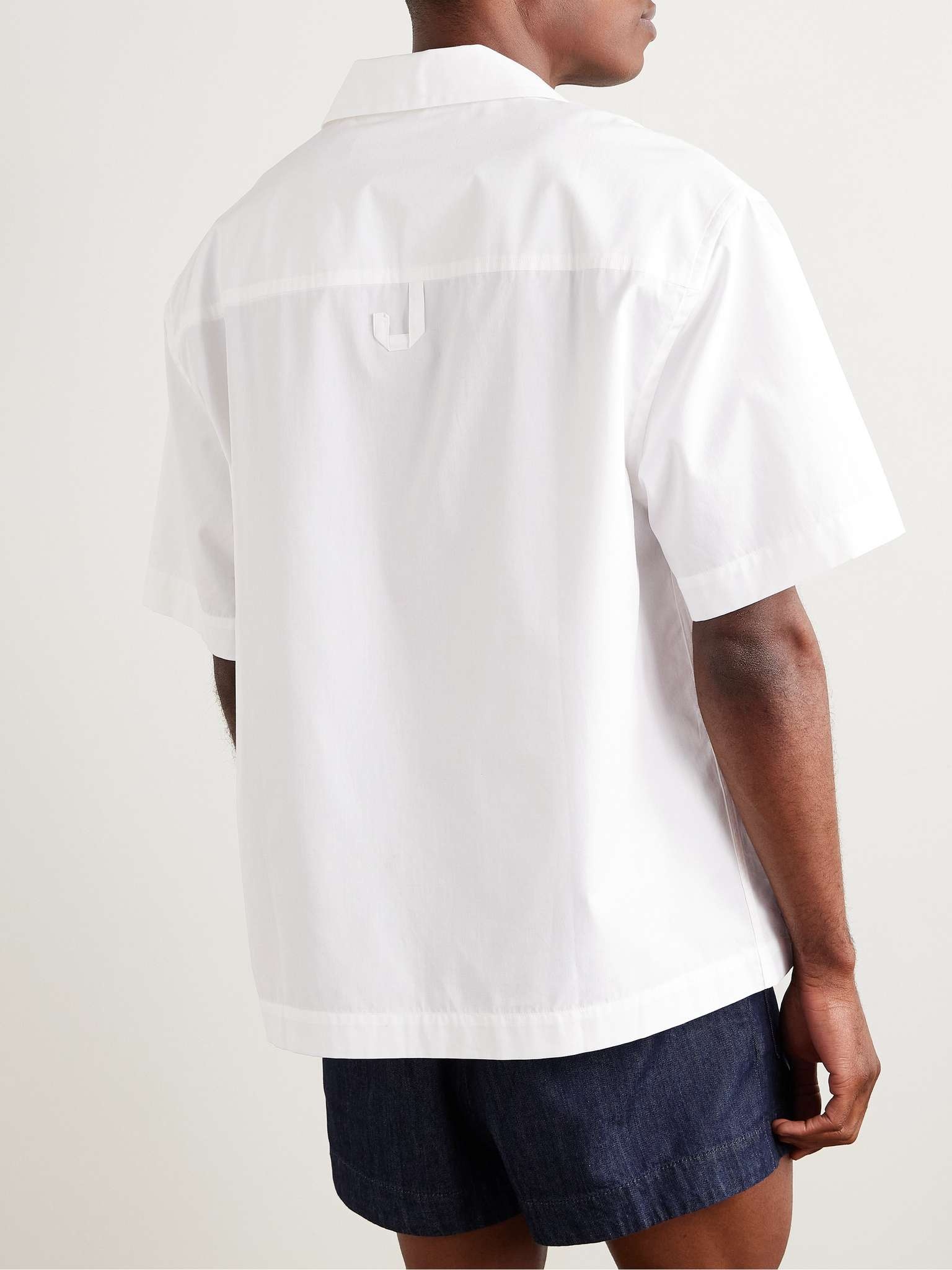 Jean Camp-Collar Printed Cotton-Poplin Shirt - 3