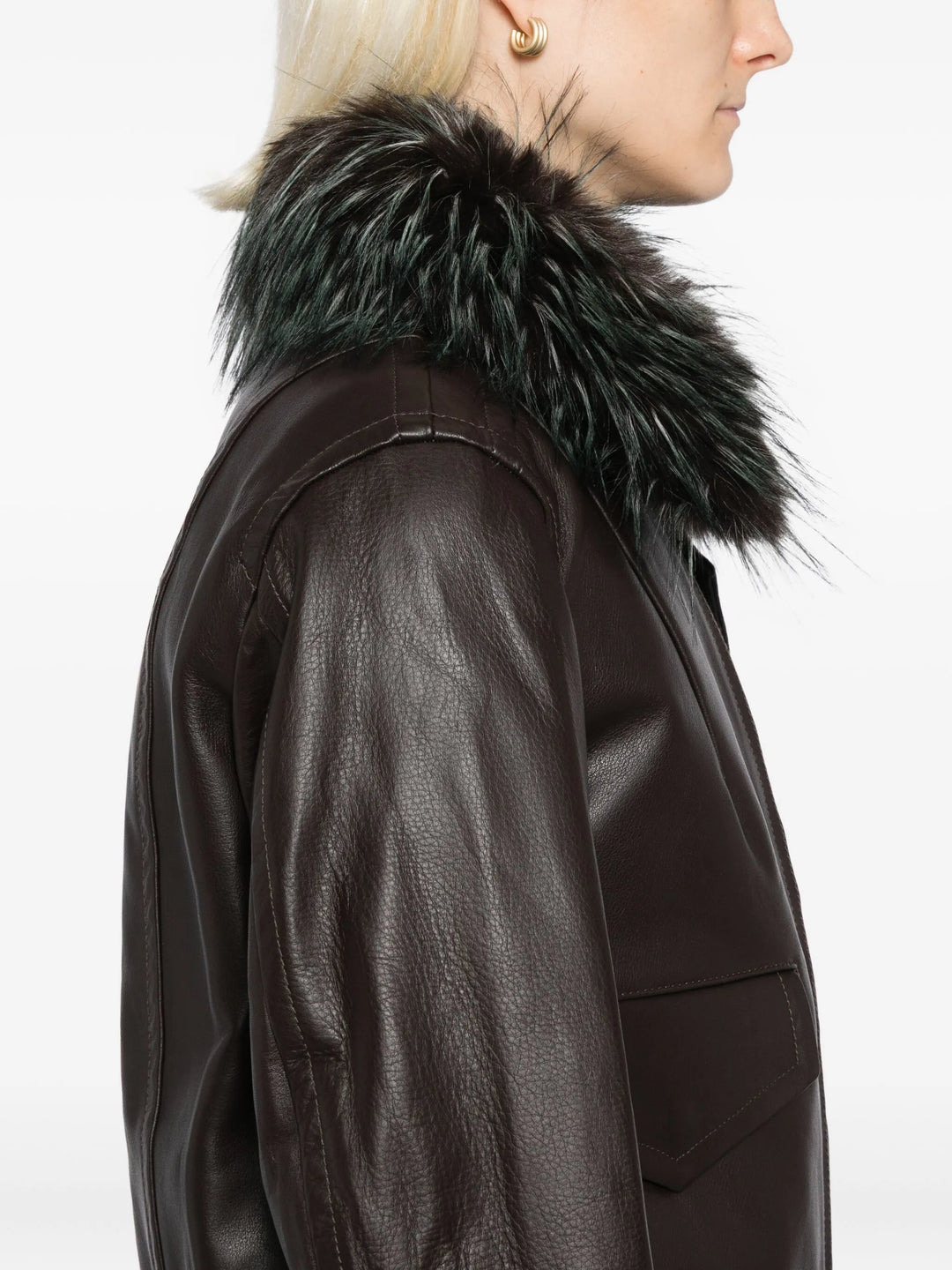 Leather Blouson - 5