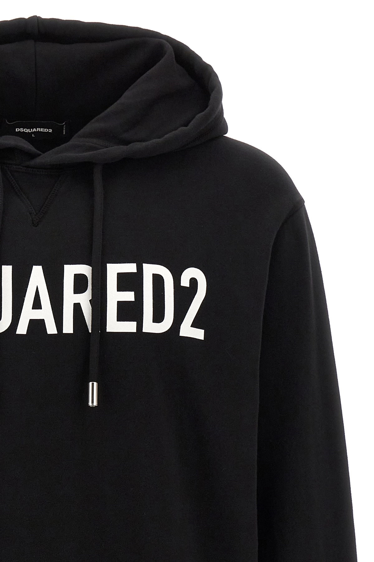 Logo print hoodie - 4