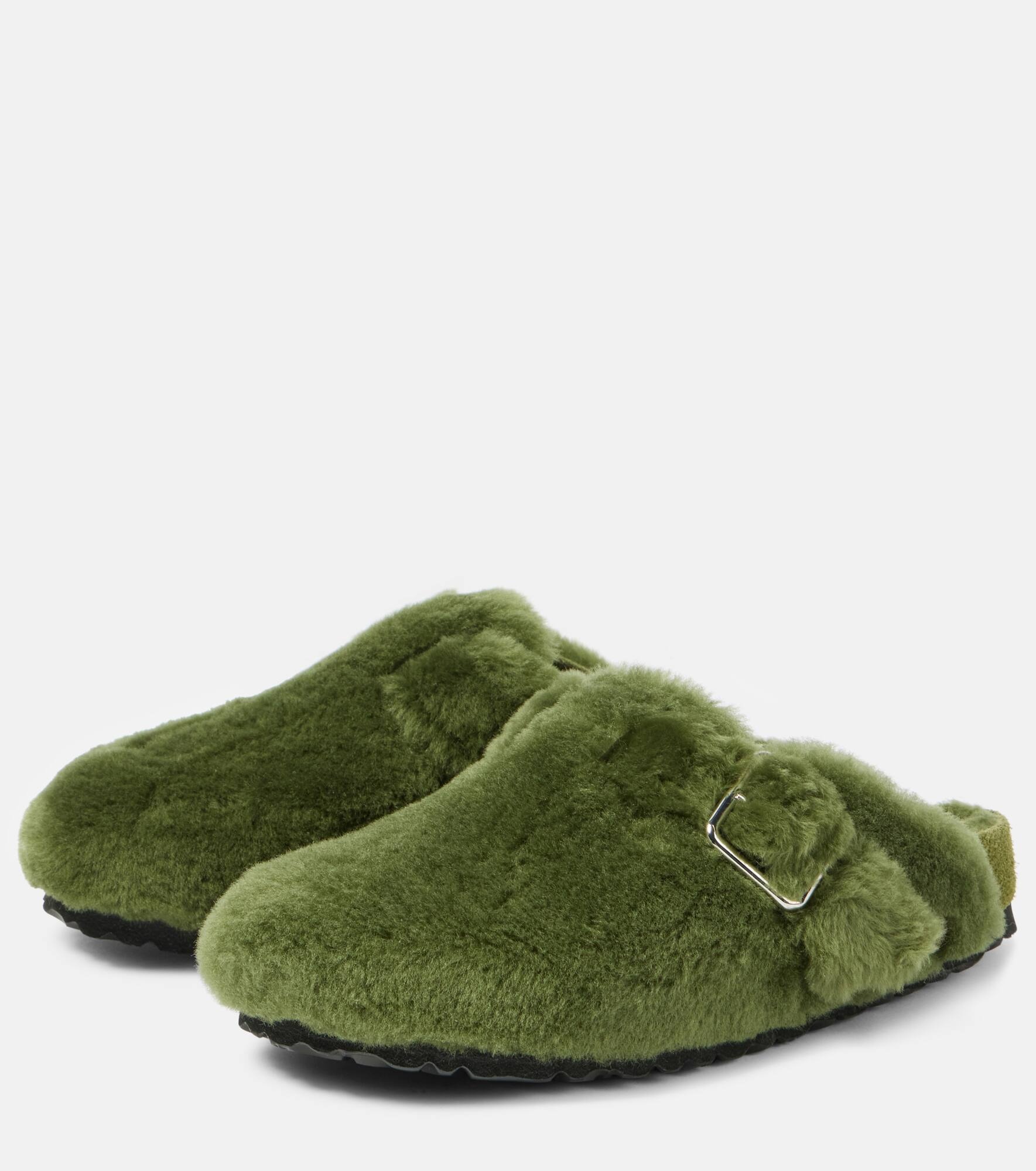Boston shearling clogs - 4
