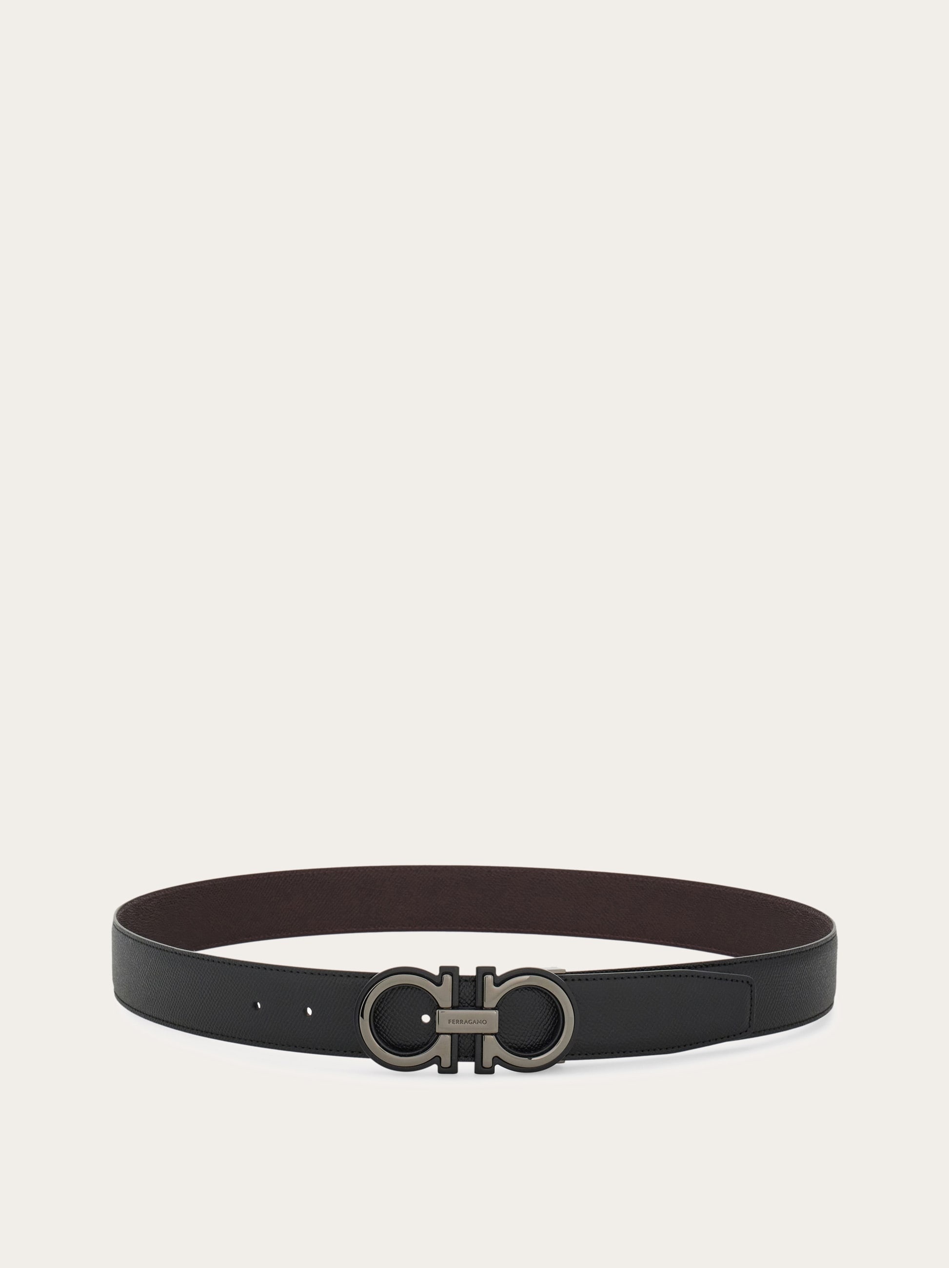 Reversible and adjustable Gancini belt - 3