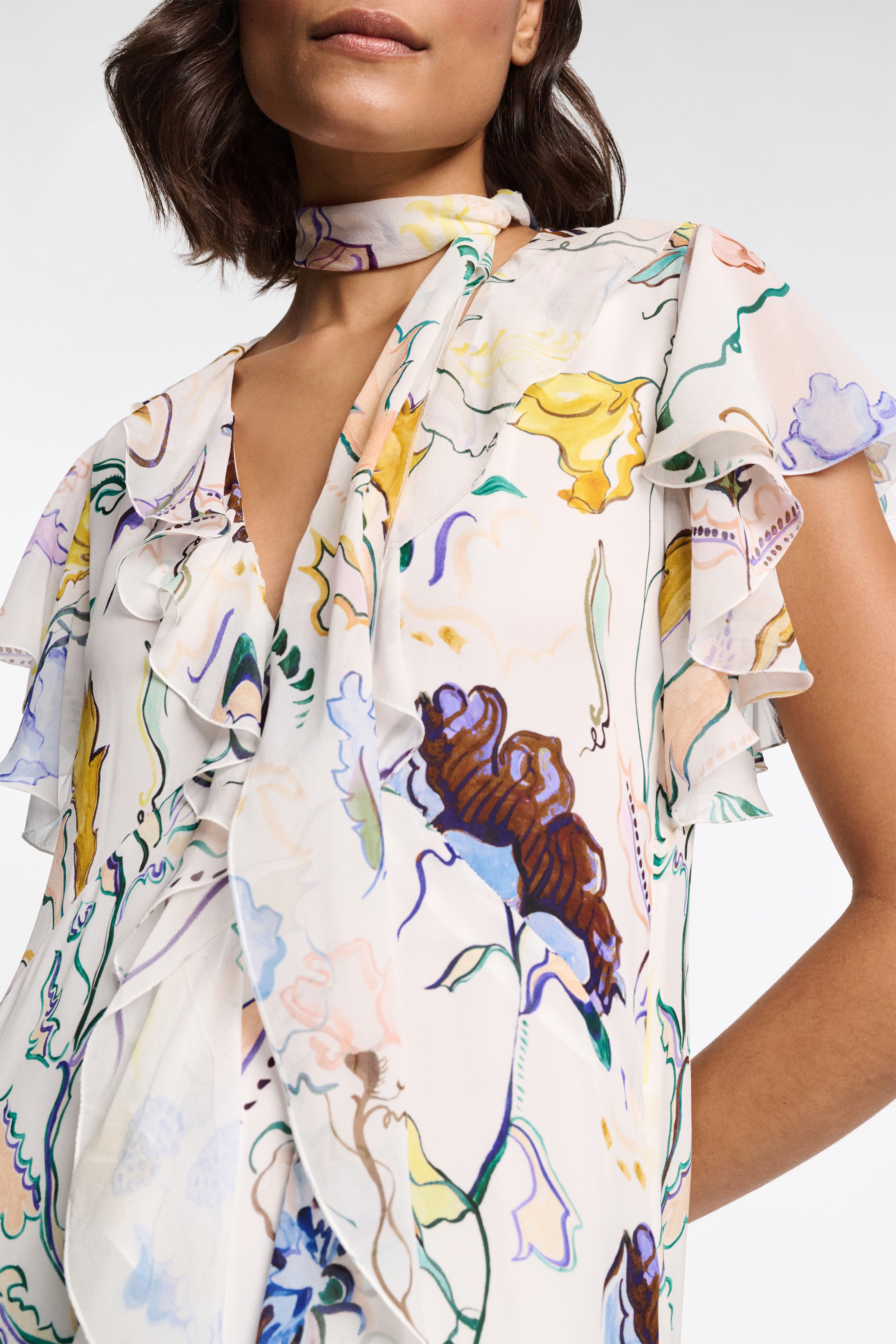 FLORAL TWIST dress - 6