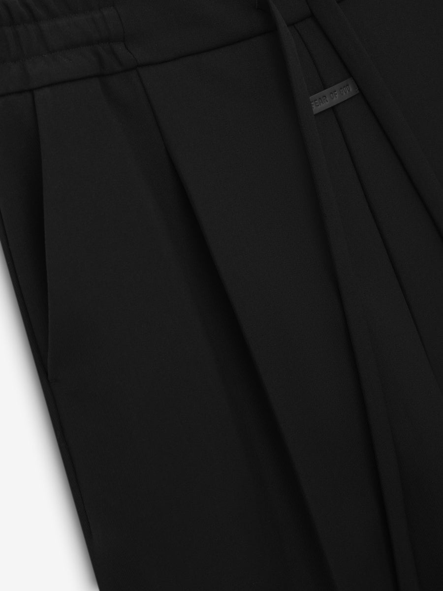 Heavy Twill Drawstring Wide Leg Pant - 4
