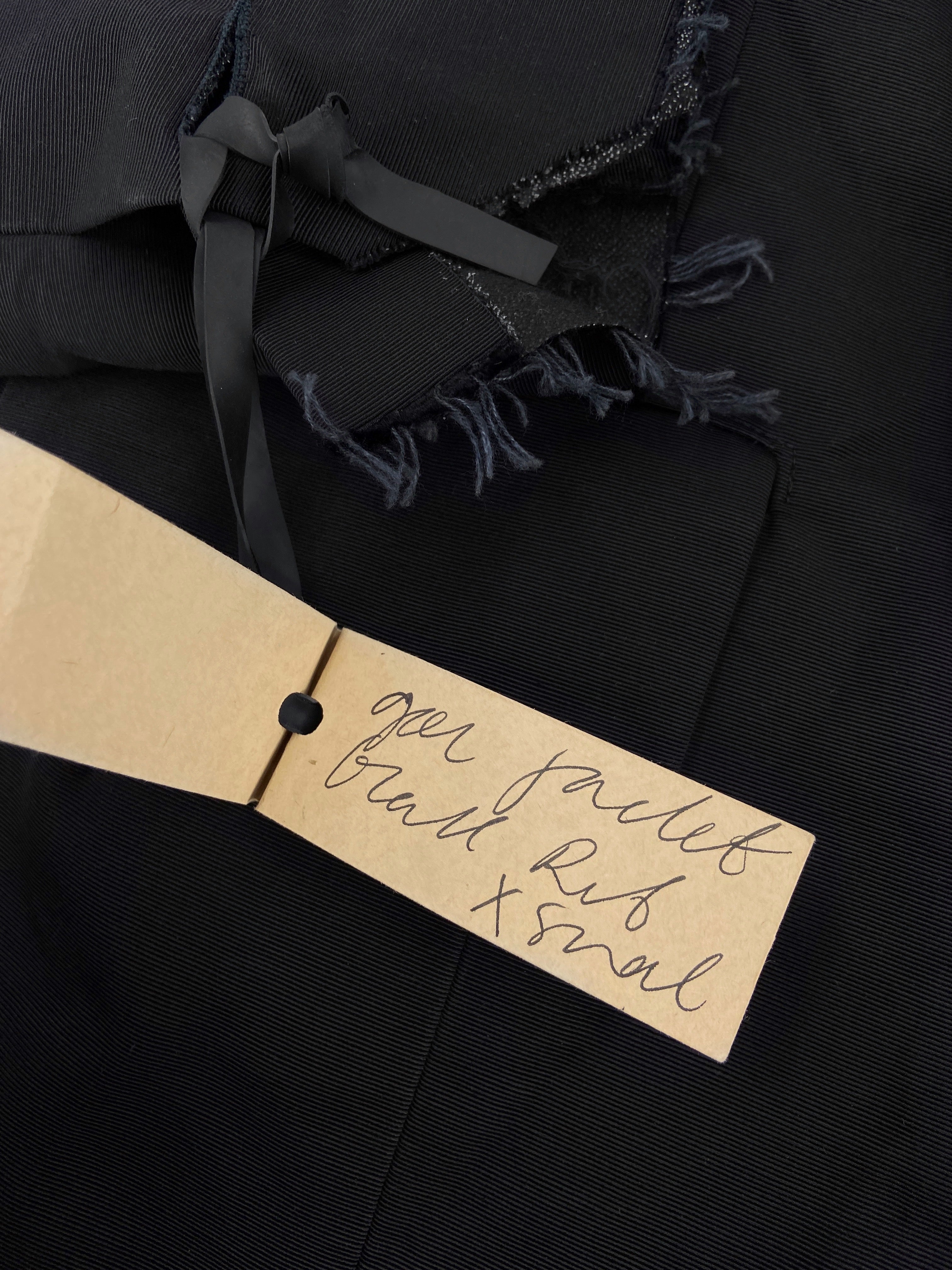 zOthers - BWNT Elena Dawson 2014 Black Classic Silk Blazer XS - 21