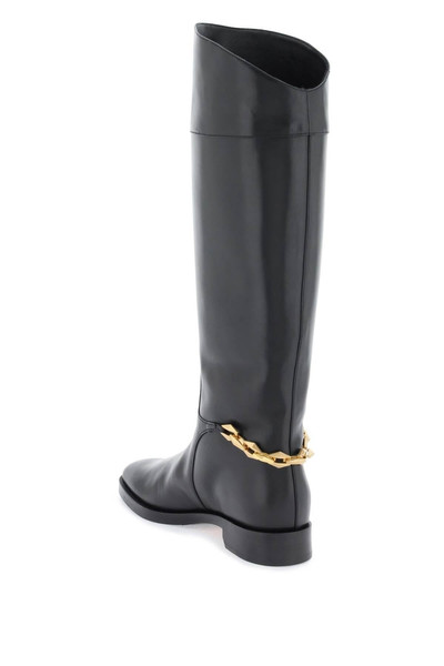 JIMMY CHOO Nell boots with chain outlook