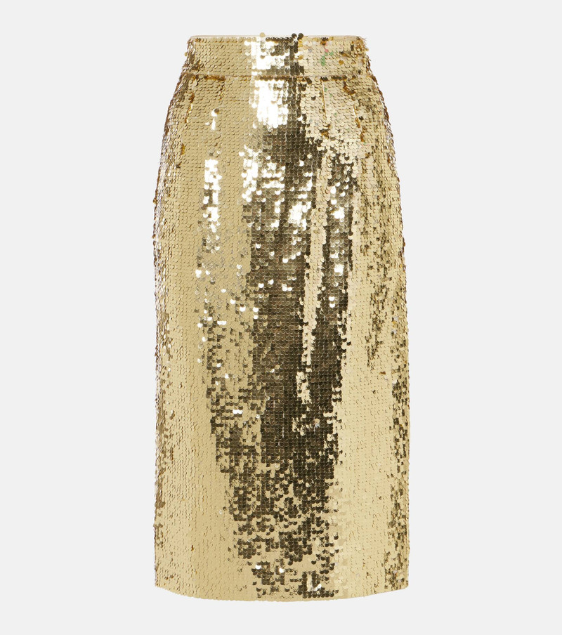 Sequined midi skirt 1