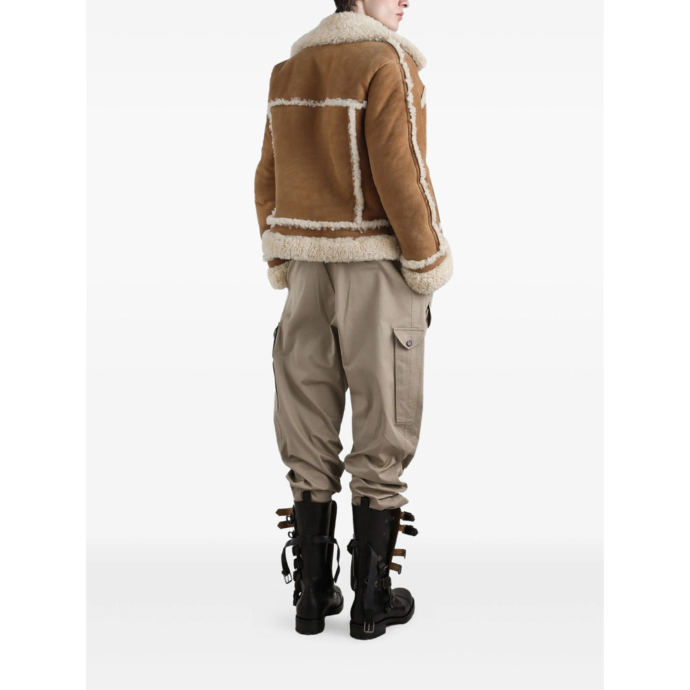 Dolce & Gabbana Brown Jackets - Leather Jackets Men - 4