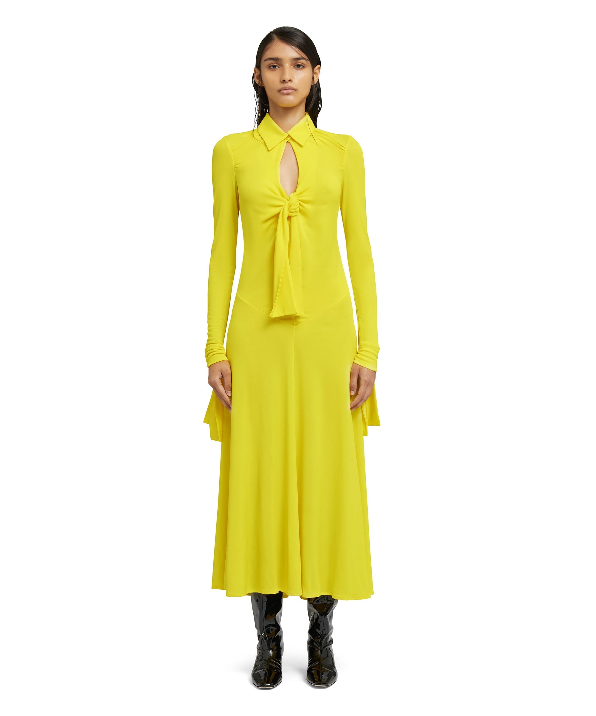 Mini dress in "Fluid Viscose Jersey" fabric - 2