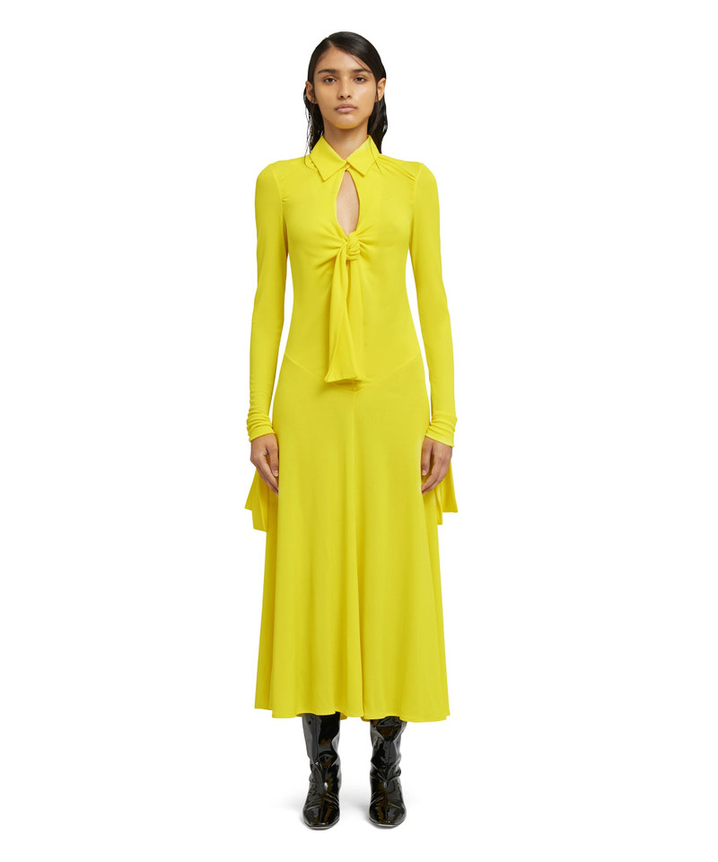 MSGM Mini dress in "Fluid Viscose Jersey" fabric outlook