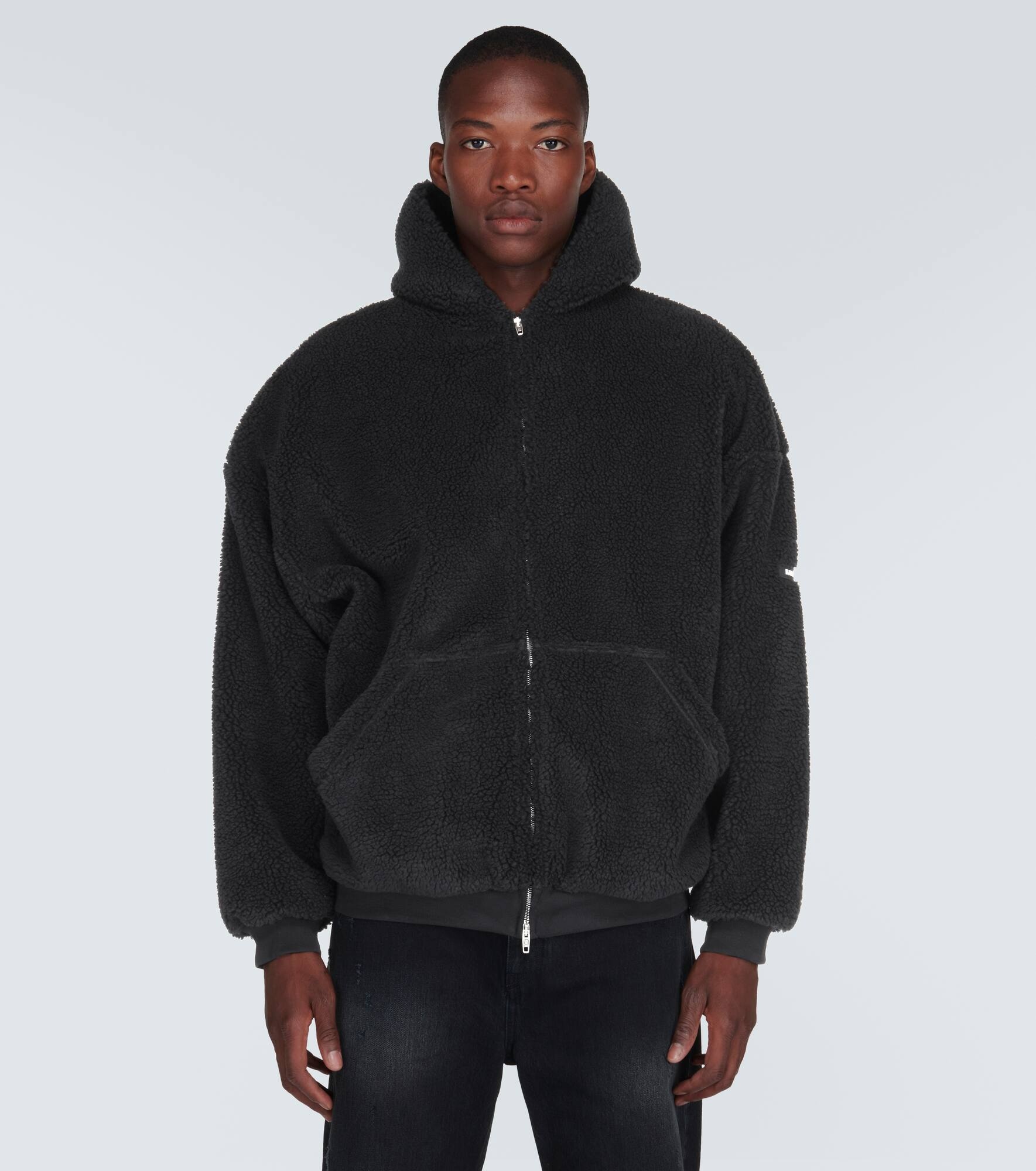 Oversized fleece hoodie - 3